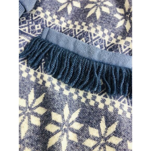 Womens Reversible Coat OSFM Hooded Nordic Fringe Nylon Water Resistant Jacket - Picture 5 of 16